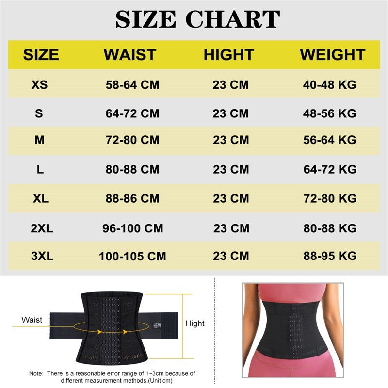 Mesh breathable high-strength waist trainer