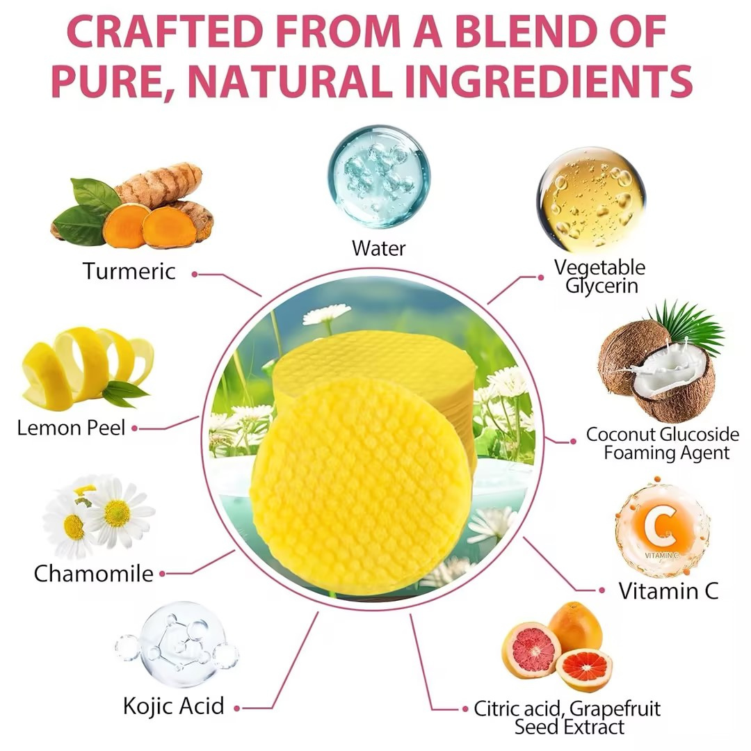 Discos de algodón con cúrcuma y tretinoína para el acné