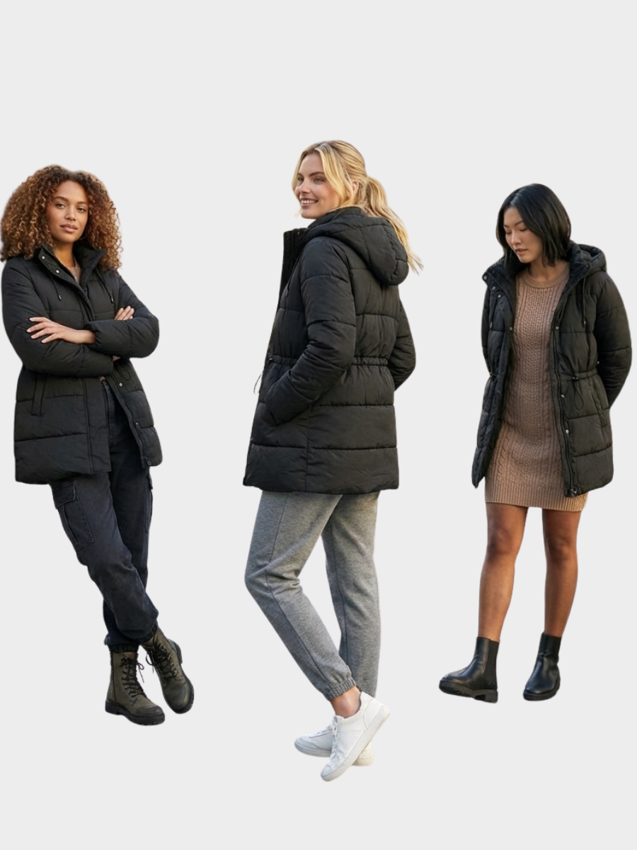 Warm Water-Repellent Puffer