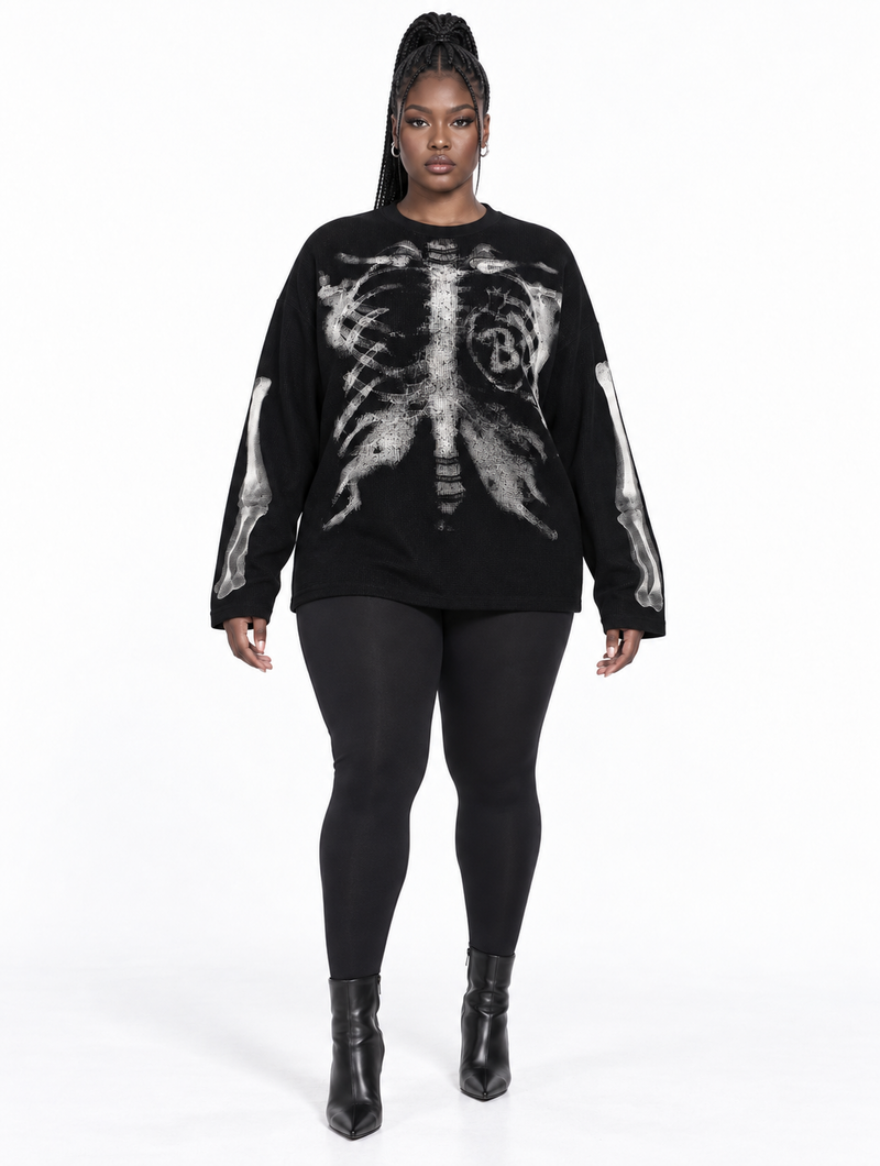 X-Ray Bone Pullover