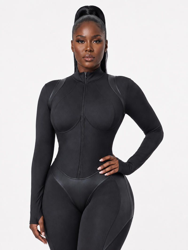 Corset Sculpt Long Jumpsuit