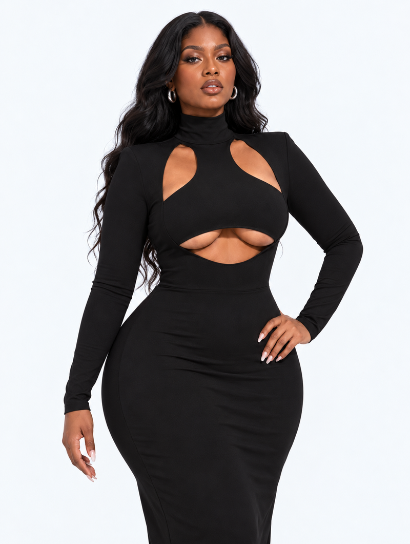Hourglass Cutout Maxi Dress