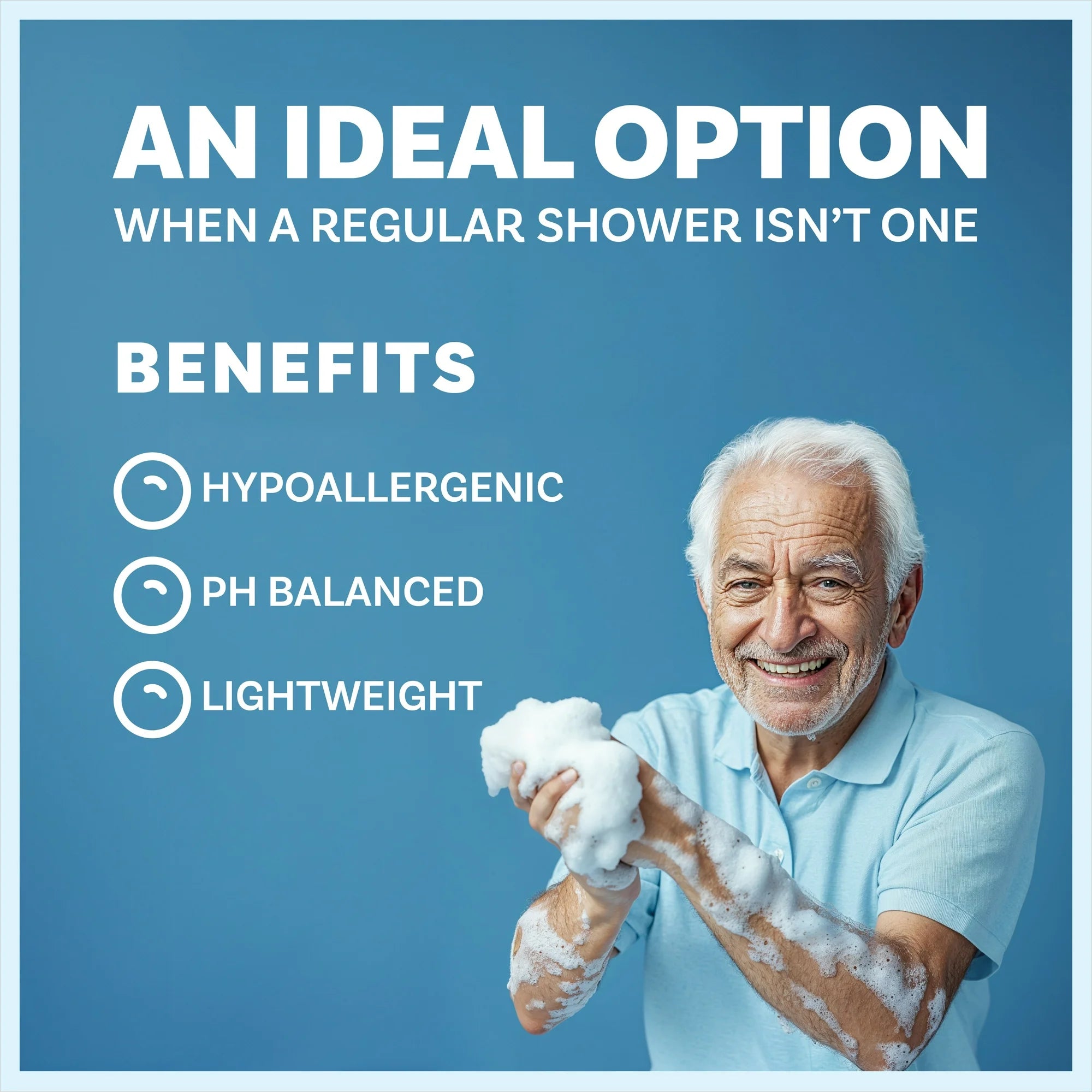 No Rinse Bath Wipes