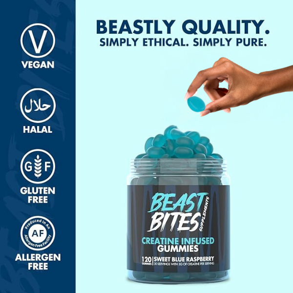 Beast Bites – Mit Kreatin angereicherte Gummibärchen
