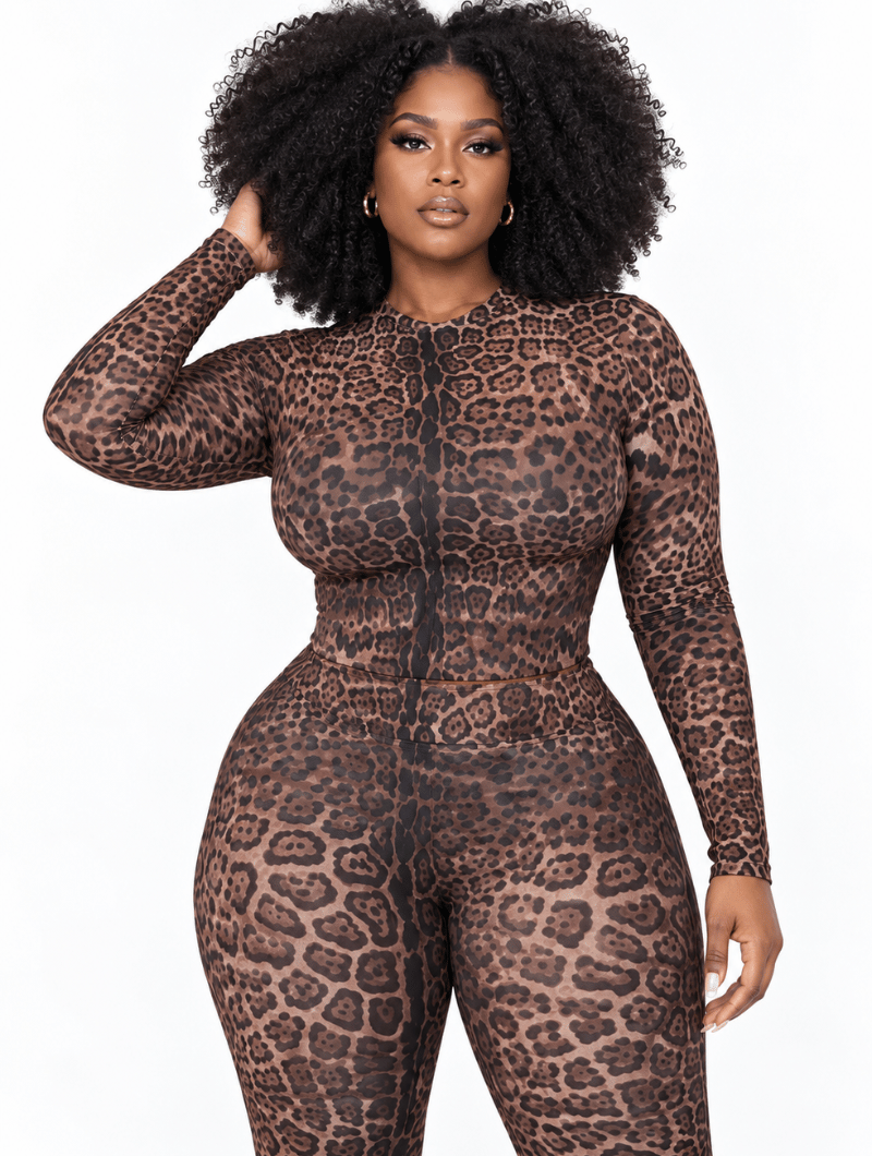 Leopard Contour Fit Set