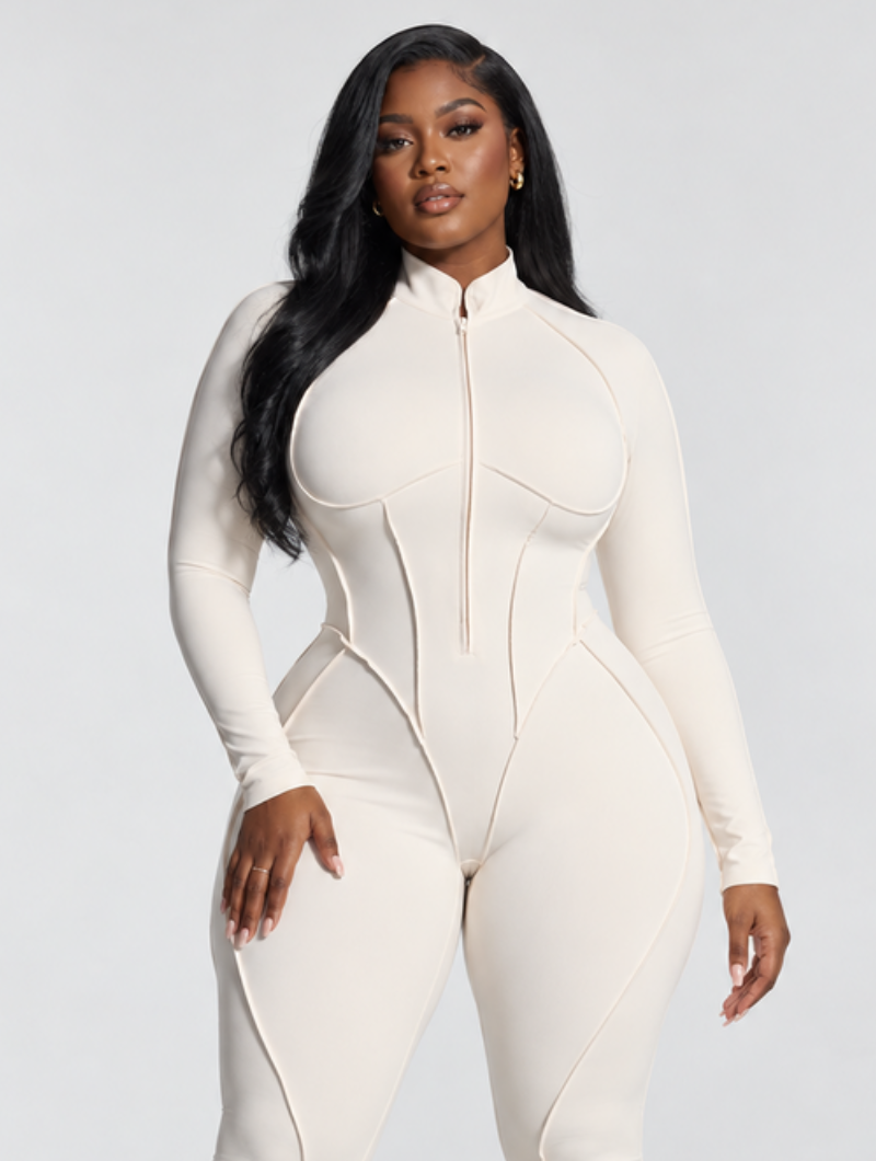 Hourglass Sculpt Cutout Jumpsuit