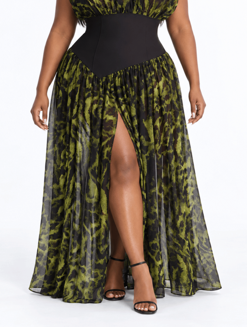 Untamed Elegance Maxi Gown