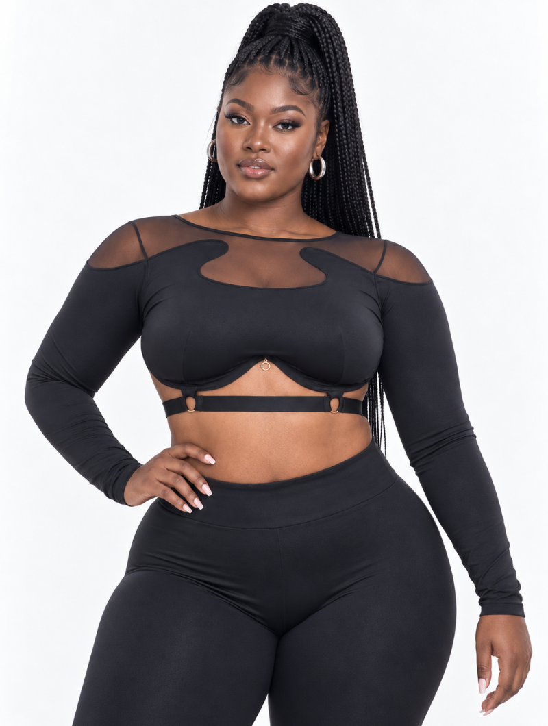 Caged Cutout Legging Set (Pre-Order)