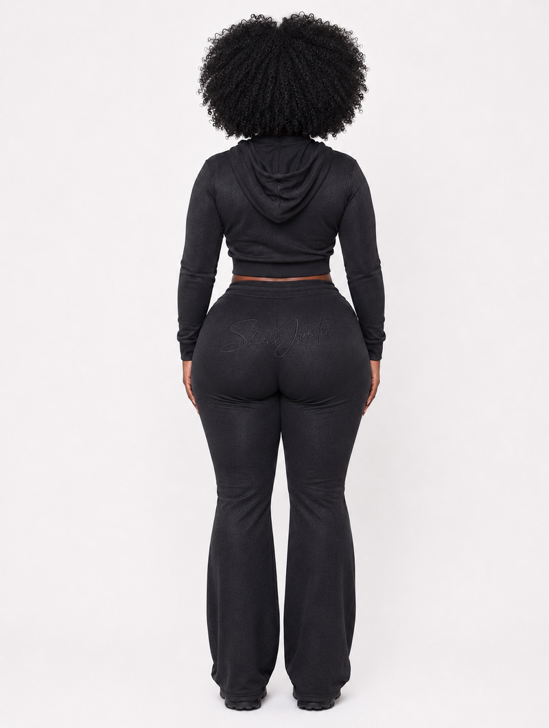 Midnight Crop Flare Set