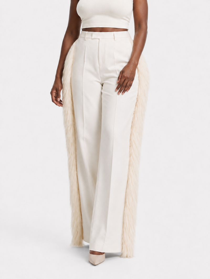 Fringed Side Tux Trousers