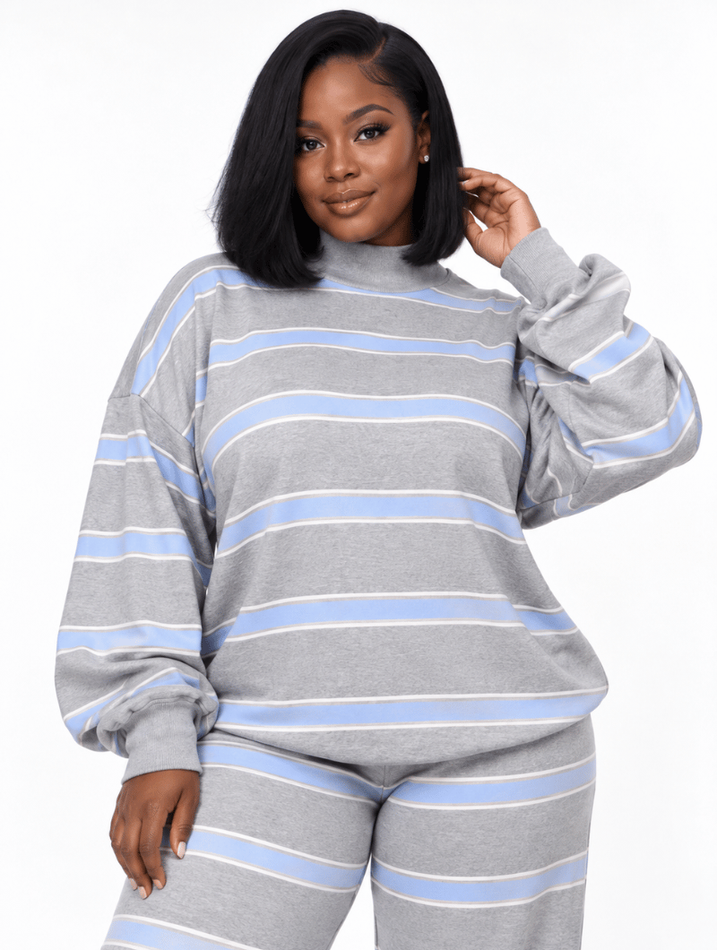 Retro Stripe Pant Set
