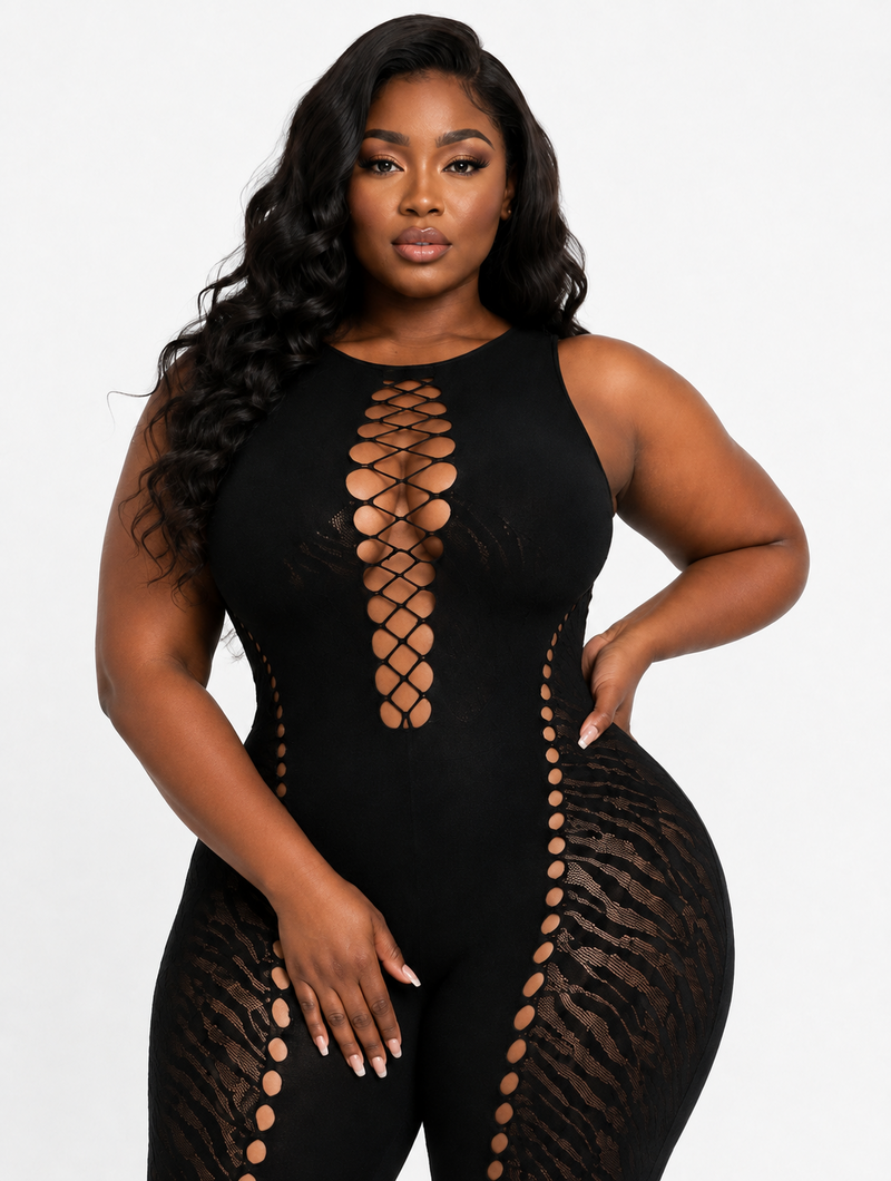 Fatal Allure Cutout Catsuit