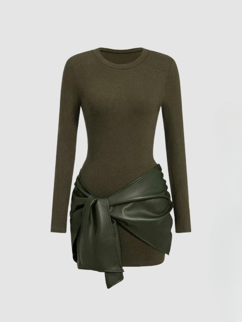 Women's Knot Side Casual Dress