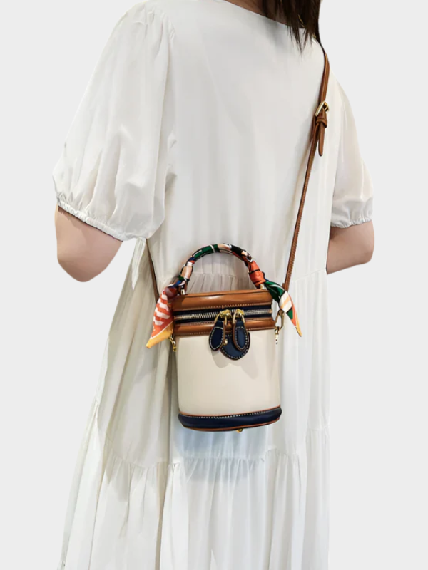 Leather Bucket Bag /Crossbody Bag
