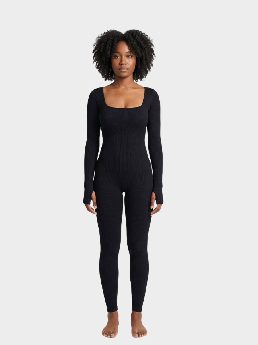 Long Sleeve Sport Jumpsuits