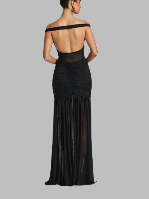 Flowy Slit Bridesmaid Dress