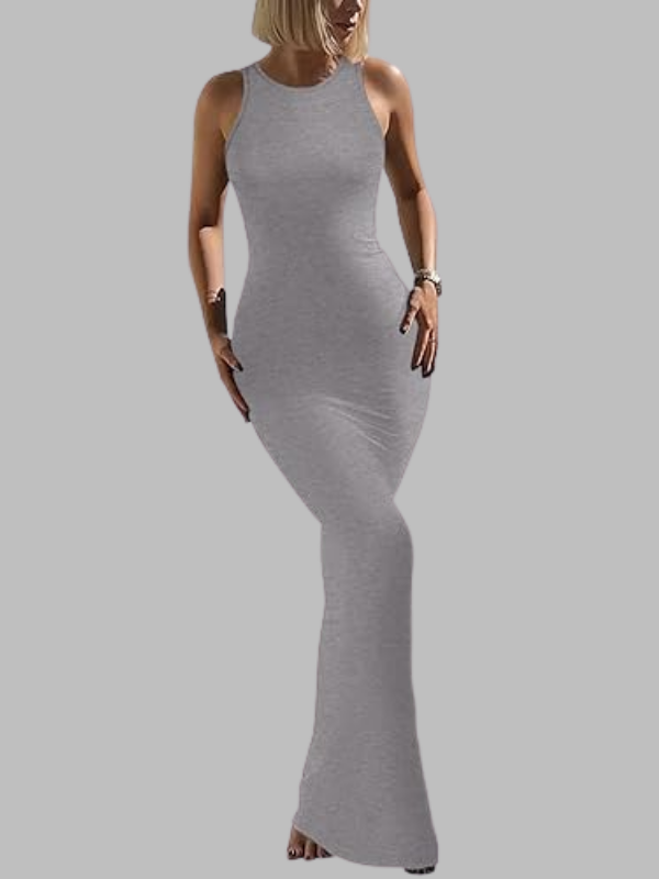 Hourglass Halter Lounge Dress