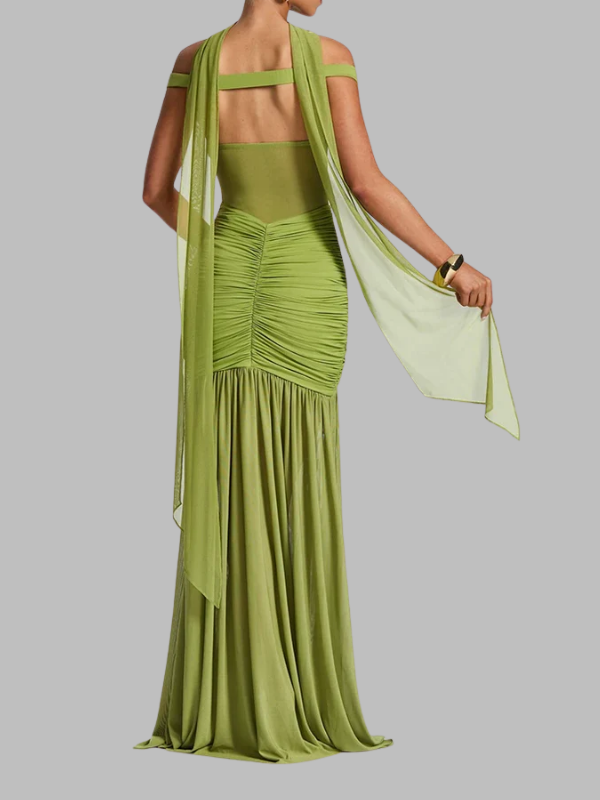 Flowy Slit Bridesmaid Dress