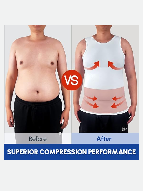 Men's body shaping vest
