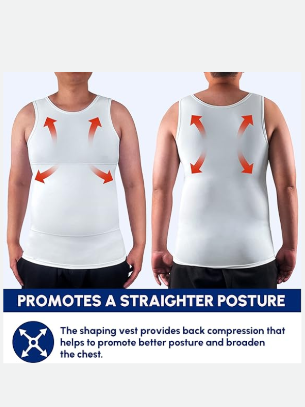 Men's body shaping vest