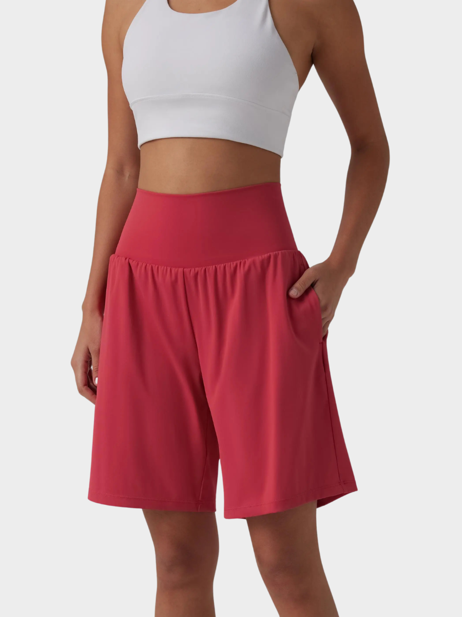 High Waisted Yoga Shorts