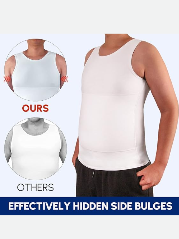 Men's body shaping vest