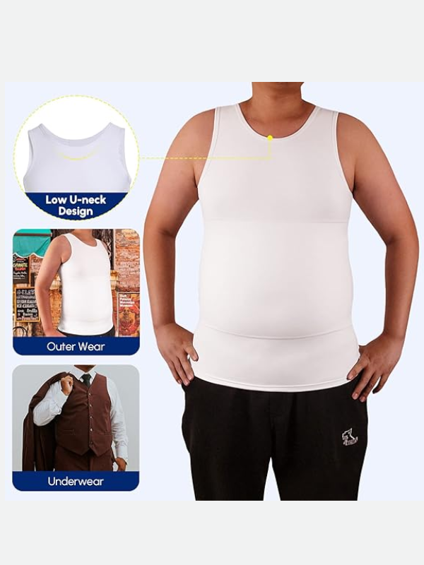 Men's body shaping vest
