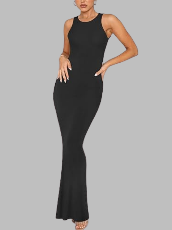 Hourglass Halter Lounge Dress