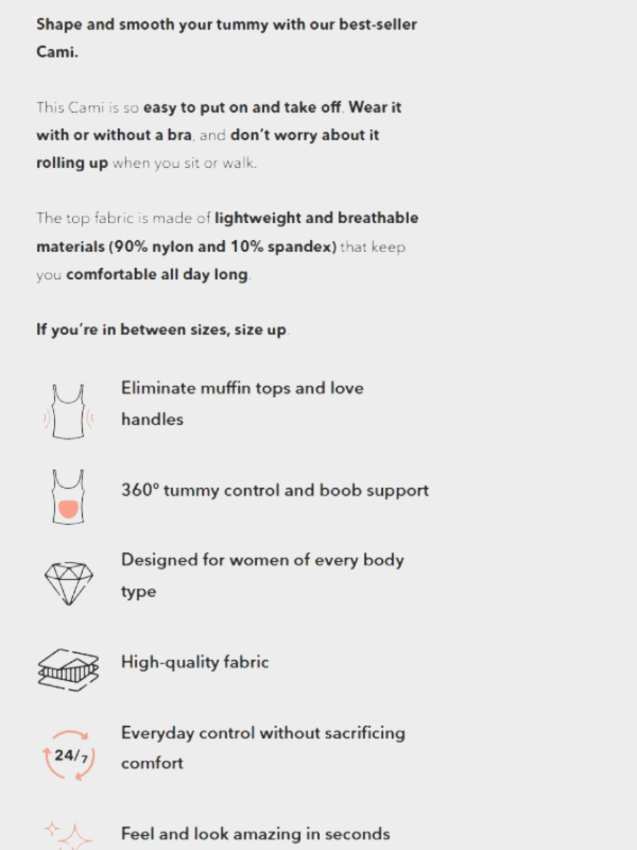 UltraSoft Seamless Scoop Neck Cami