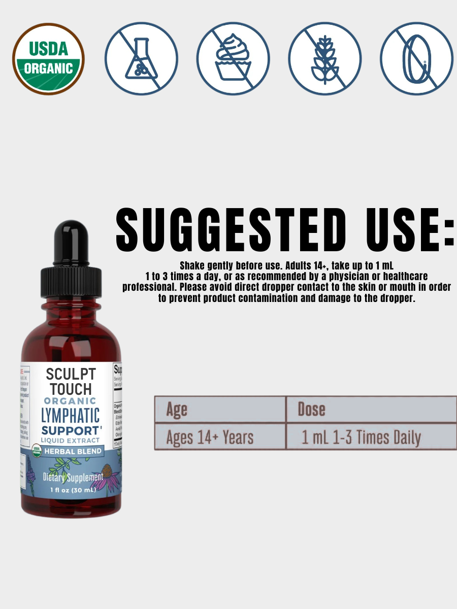 Organic Lymphatic Support Herbal Drops