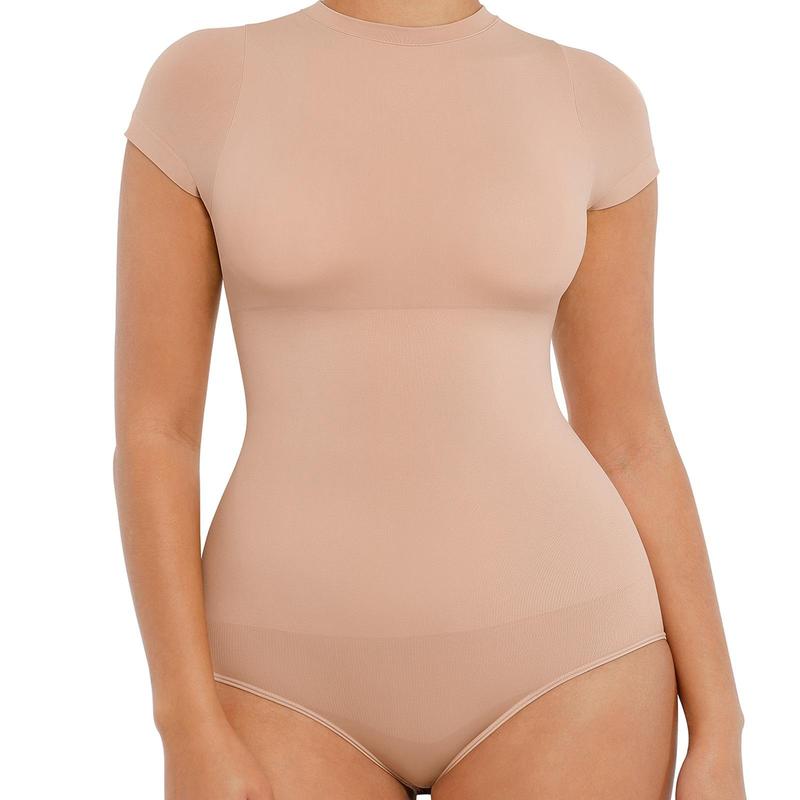 Seamless Long-Sleeve Shaping Bodysuit