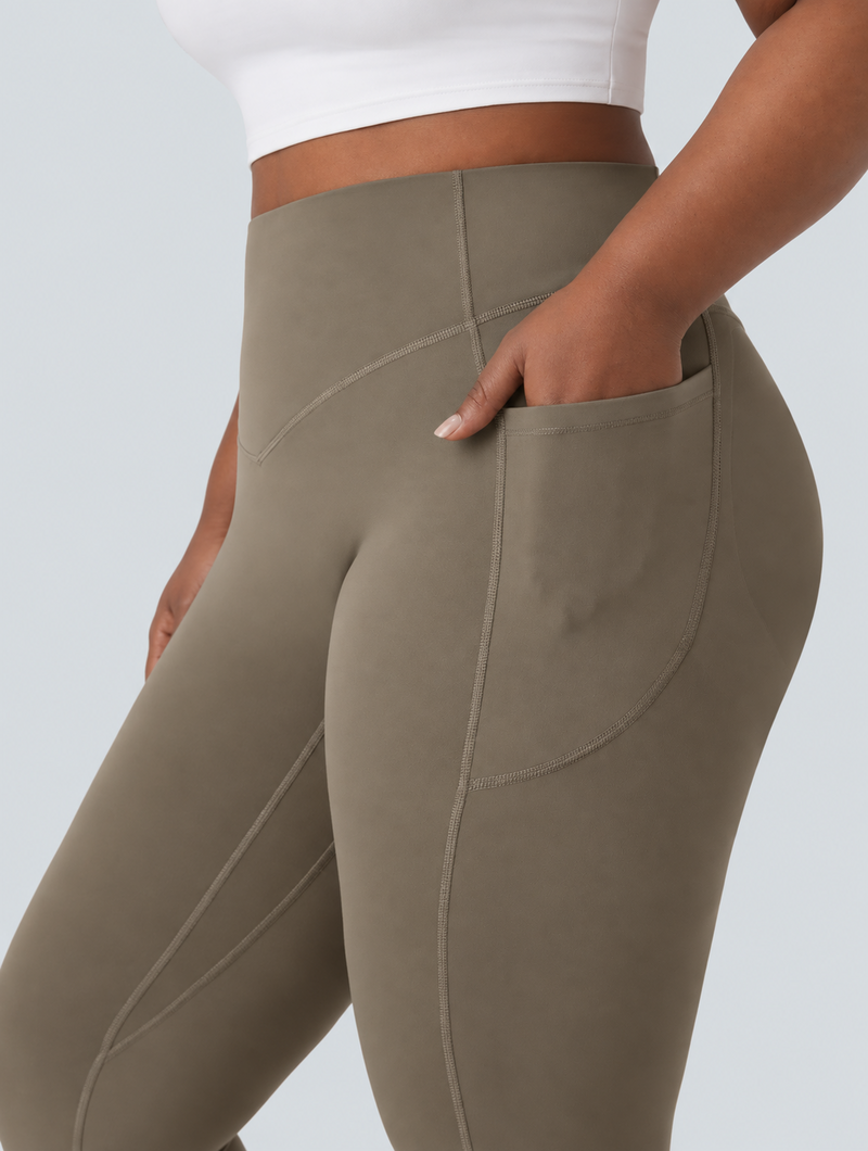 Peach Lift Flare Pants
