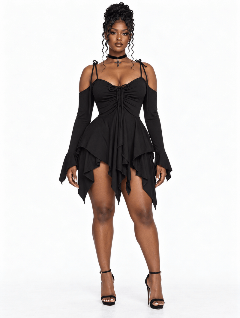 Dark Pixie Mini Dress