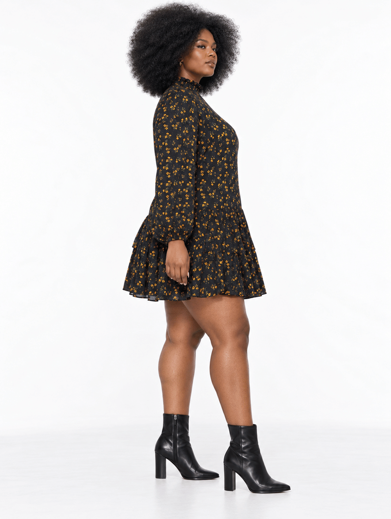 Ditsy Floral Babydoll Dress