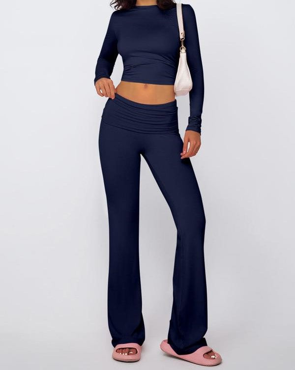 Chic Crop & Flare Set