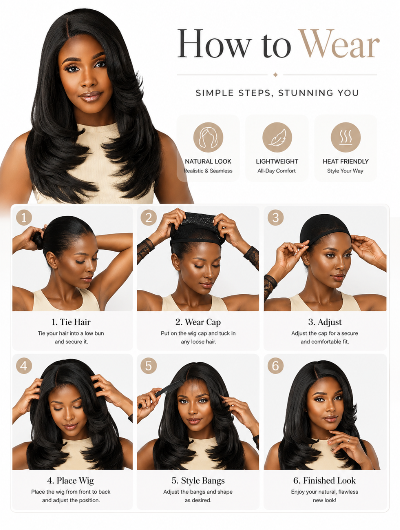 Silky Flow Layer Wig