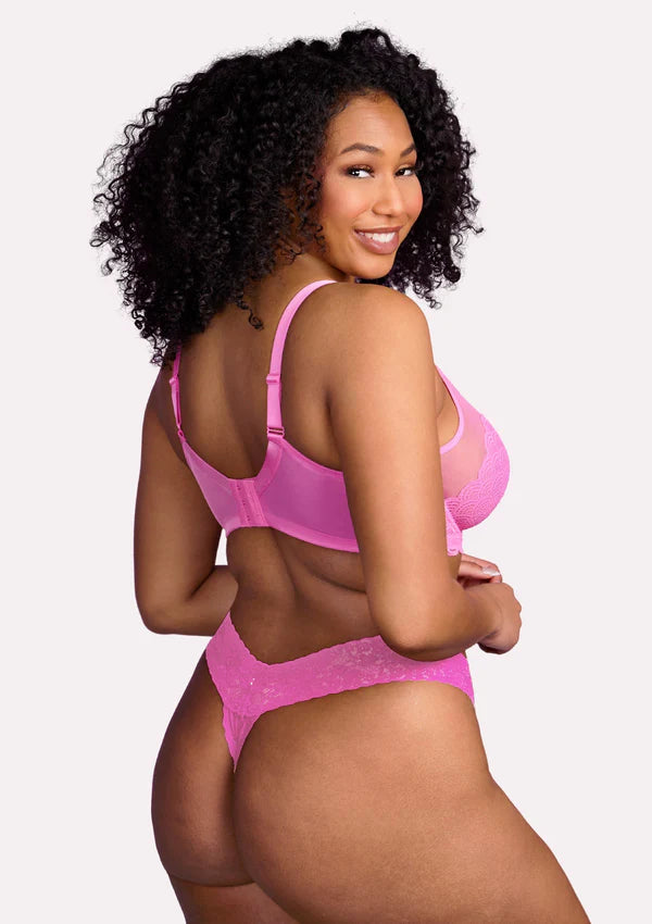 Mermaid Scales Lace Unlined Bra