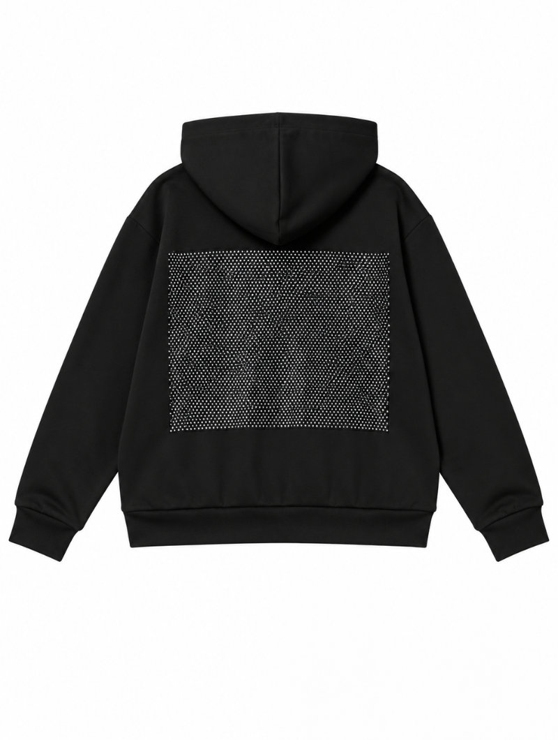 Sparkle Mesh Hoodie Set