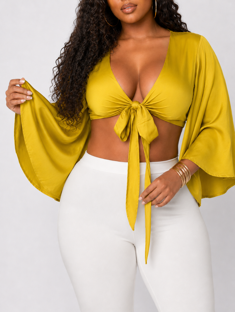 Bell Sleeve Capri Set