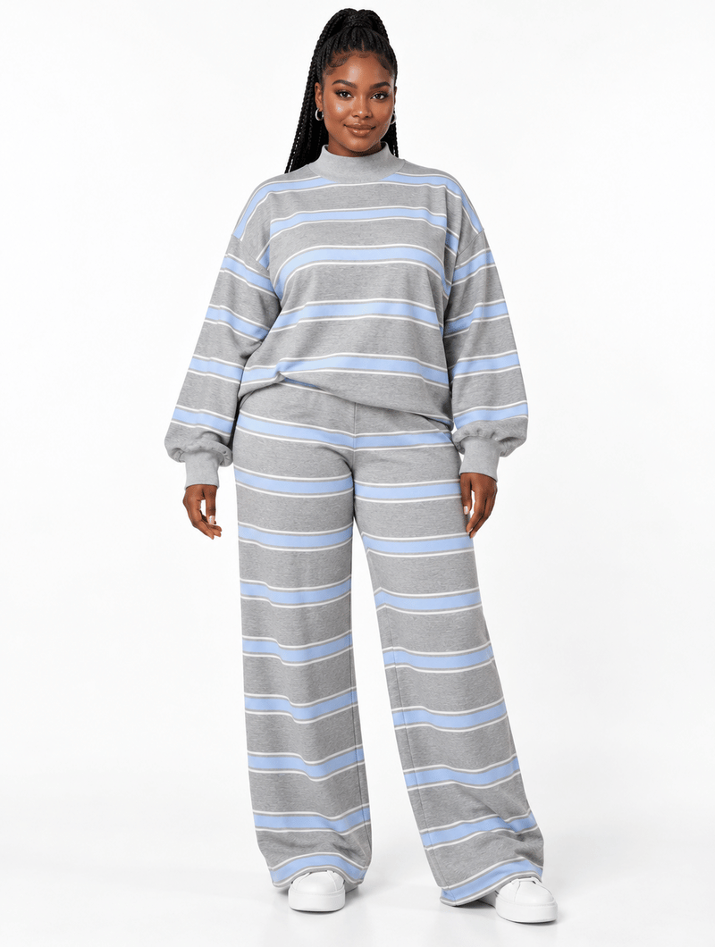 Retro Stripe Pant Set