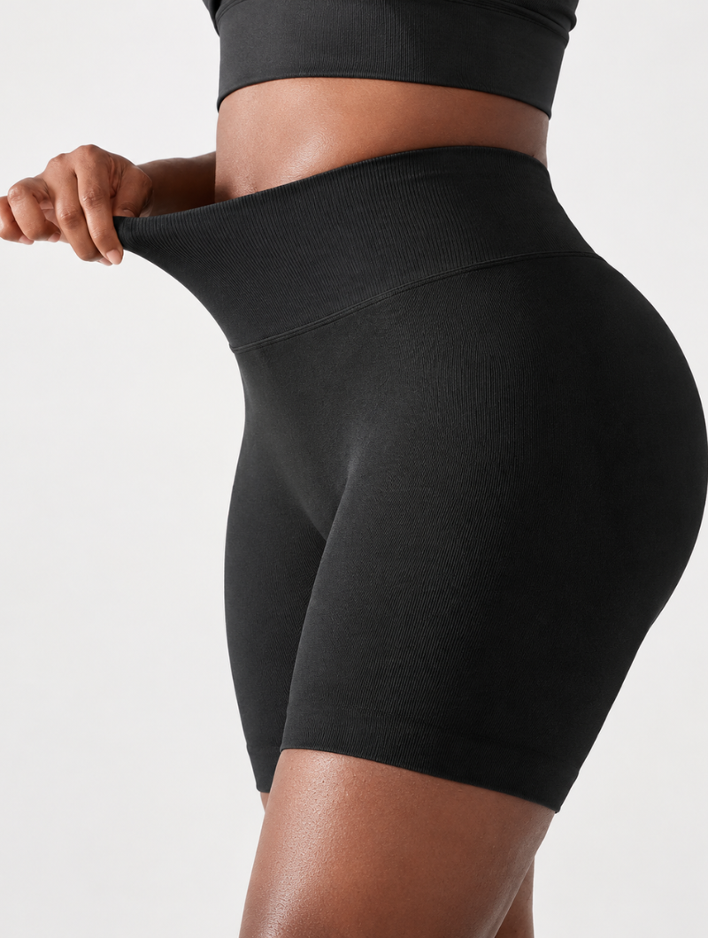 High Waist Scrunch Shorts
