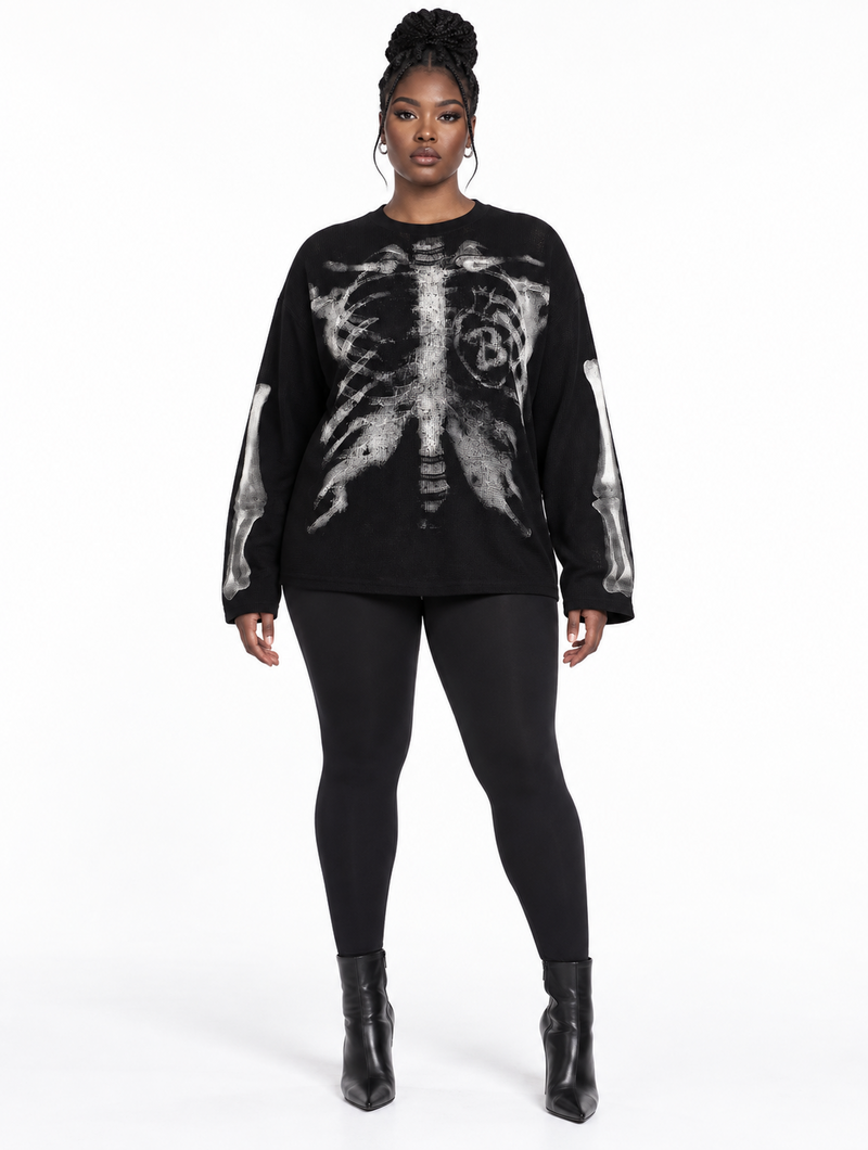 X-Ray Bone Pullover