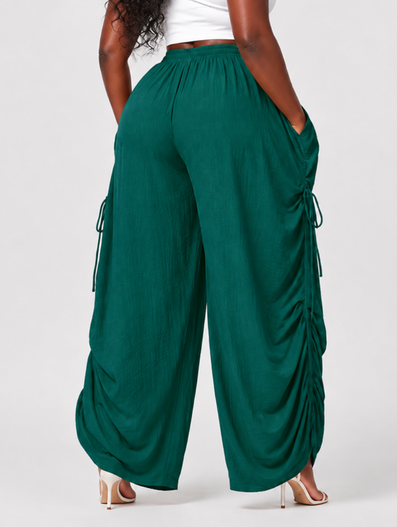 Ruched Pocket Balloon Pants