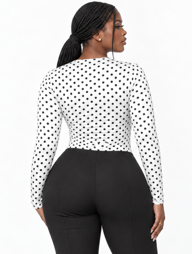 Retro Slash Dot Top