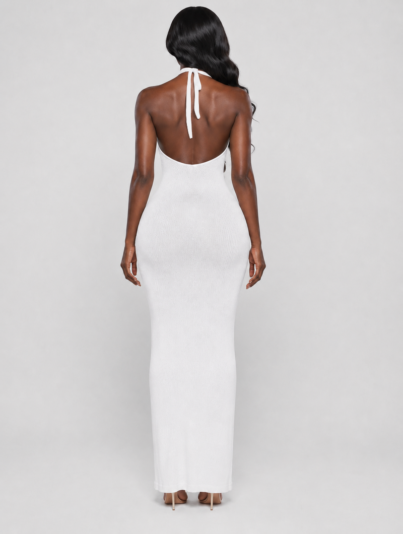 Seashell Ring Halter Maxi