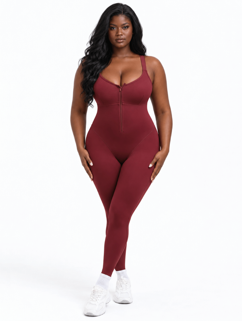 Cross Back Sculpt Jumpsuit