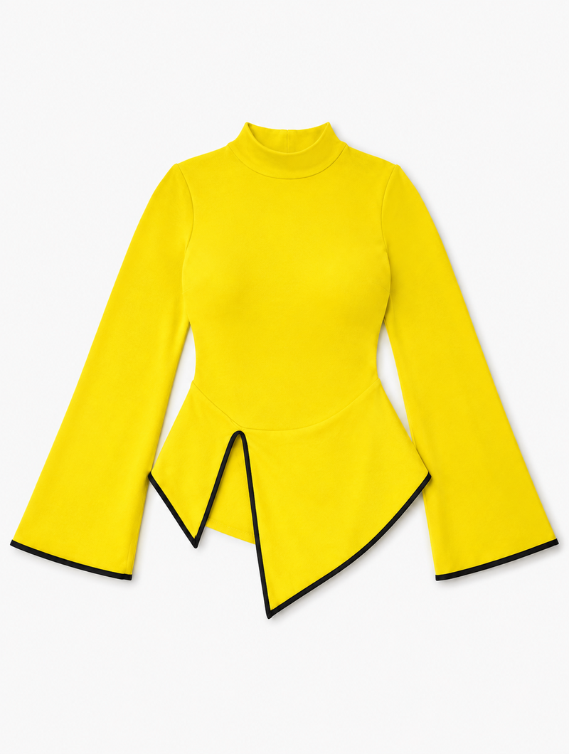 Yellow Bell Pant Set