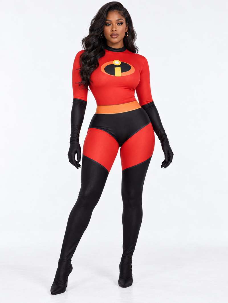 Superhero Halloween Bodysuit
