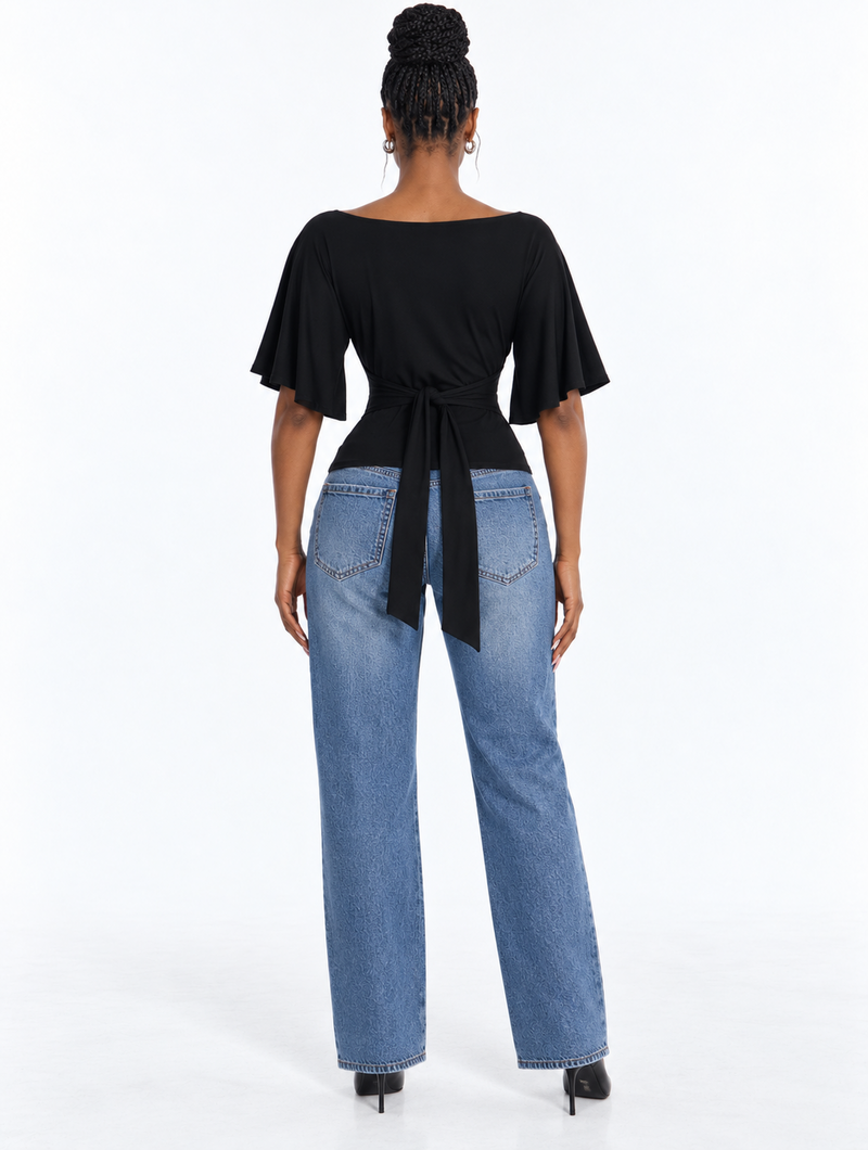 Butterfly Tie Back Top