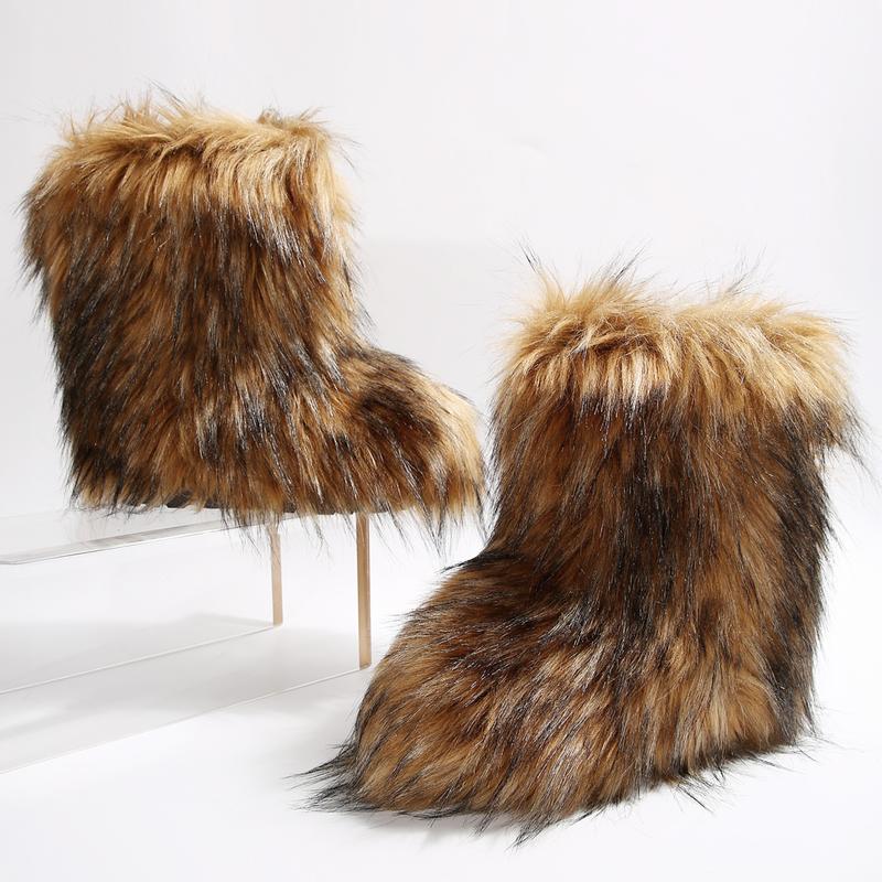 Trendy Furry Winter Boots